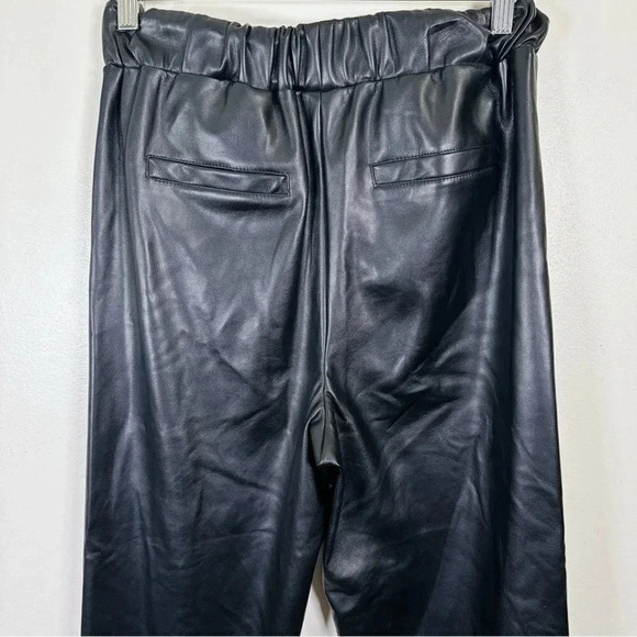 Blank Nyc Elastic Waist Crop Faux Leather  Pants - Picture 12 of 15